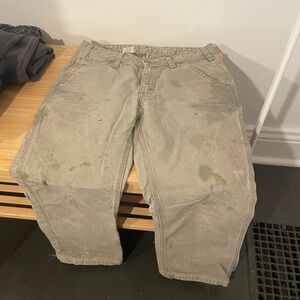 Carhartt Men's Olive Work Chinos